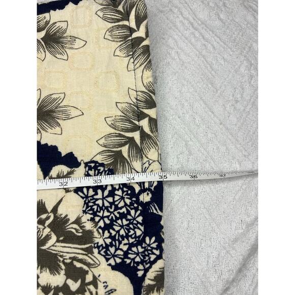 Chinese Style Trench Coat, Blue and White, size Large, NWOT Elegant ethnic - Picture 8 of 13